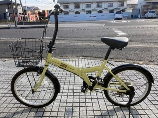 【20インチ折りたたみ】美品❗️使用少ない❗️6段変速付　若林自転車　浜大津店　SALE中❗️