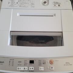 【新生活SALE】2022年　AQUA 洗濯機(全自動 〜6.0kg) アクア AQW-S6M   リサイクルショップ宮崎屋 住吉店 24.1.12k