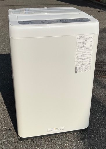 【RKGSE-112】特価！Panasonic/6kg/全自動洗濯機/NA-F60B13/中古品/2020年製/当社より近隣地域無料配達