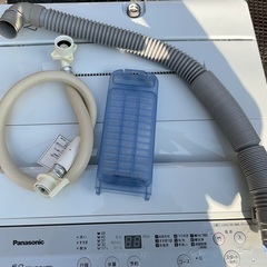 【RKGSE-112】特価！Panasonic/6kg/全自動洗濯機/NA-F60B13/中古品/2020年製/当社より近隣地域無料配達