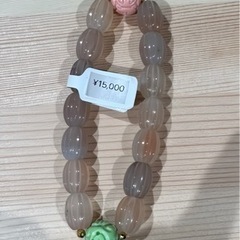 花模様瑪瑙西瓜カットand練珊瑚龍玉(次回入荷未定)