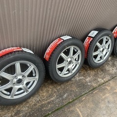 新品未使用155/65R14 スタッドレスタイヤホイール4本セット