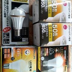 新品未使用、LED電球(E11口金、E17口金)