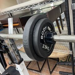 BODYDESIGN プレスベンチ+ラバー90kgバーベルセット トレーニング フィットネス💳自社配送時🌟代引き可💳※現金、クレジット、スマホ決済対応※【送料に設置込】