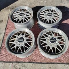 BBS 17インチ 前後サイズ違い 4本セット レストアベースに BBS 17インチ 前後サイズ違い 4本セット レストアベースに