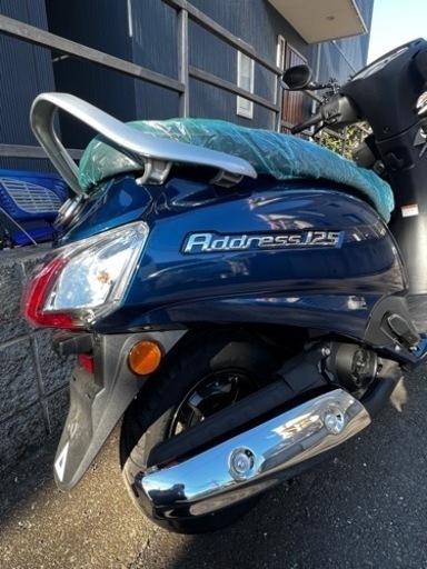 売約済】☆未登録新車☆スズキ 新型アドレス125 付属品全てあり 口コミ