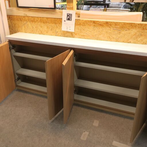 エステサロン向け棚付きL字型レジカウンター@大阪東京名古屋