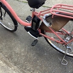 269 ブリヂストン新機種電動アシスト自転車assista26インチ ピンクアルミ