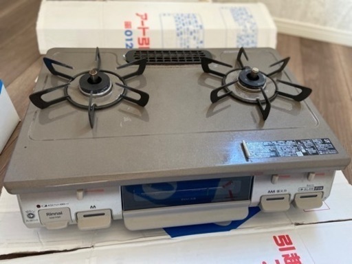 Rinnai 2口コンロ（都市ガス用）