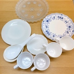 【平日受け渡し限定】 NARUMIお皿、IKEA カップ、とその...