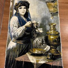 ペルシャ絨毯　クルド民族女性　ヴィンテージ　ラグ　サイズ縦147...