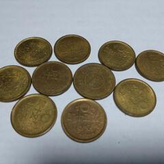 【ネット決済】1円 黄銅貨  50銭   合計20枚