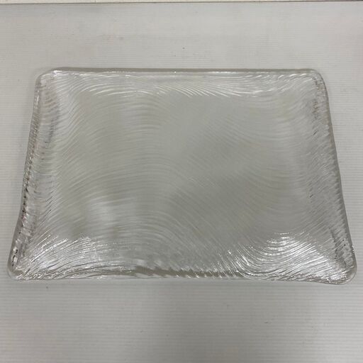 東洋佐々木ガラス】 潮路 活きづくり盛皿 小 ガラス 皿 大皿 硝子