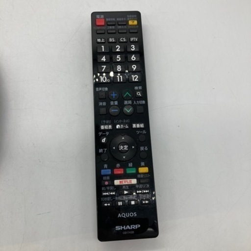 即日受渡❣️シャープ60型 4K液晶テレビYouTube、ネトフリ視聴可 49500円