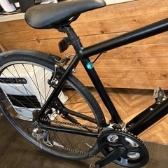 【新春SALE！前後タイヤ・チューブ新品！PROGEARアルミフレーム】3×7速　700×28cクロスバイク　マットブラック 新春SALE！前後タイヤ・チューブ新品！PROGEARアルミフレーム】3×7速