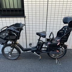 中古　電動自転車　前後キャリー付