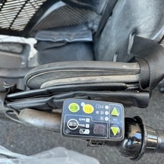 中古　電動自転車　前後キャリー付