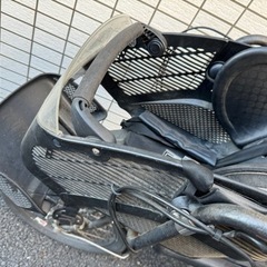 中古　電動自転車　前後キャリー付