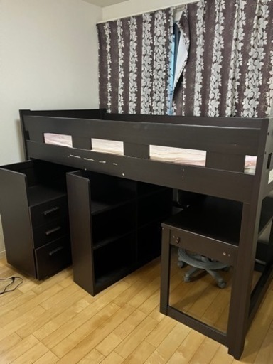 学生用ロフトベッド一式です