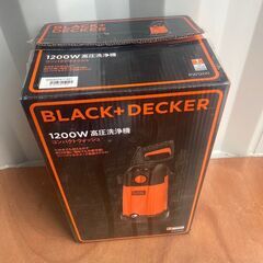 未使用品 BLACK&DECKER 高圧洗浄機 コンパクトウォッ...