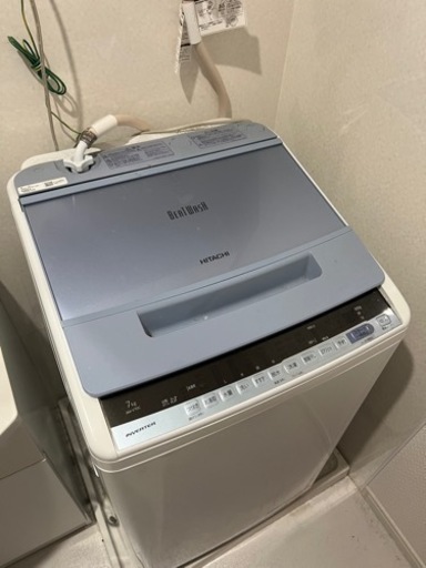 【直接受け渡しのみ】HITACHI BEATWASH2019年型　7kg  BW-V70C
