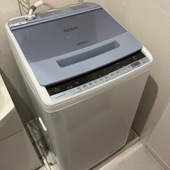 【直接受け渡しのみ】HITACHI BEATWASH2019年型　7kg  BW-V70C