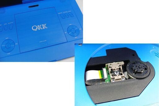 ポータブルDVDプレーヤー 14インチ 内蔵バッテリー4000mAh QKK DP14 札幌 手稲