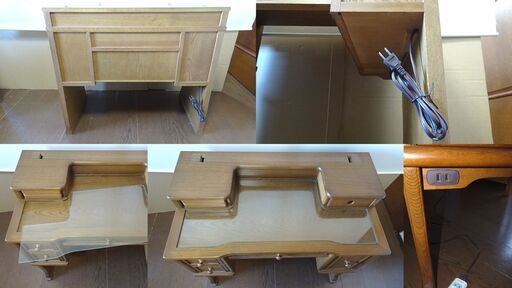 フランスアンティーク引き出し付きミラー 鏡台 ミニドレッサー | Brocante de La Cocotte （フランスアンティーク ・ドライフラワーのお店）