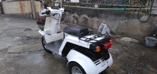 ⭐ホンダジャイロX　FI　TD02　白　ノーヘルのミニカー登録も可能