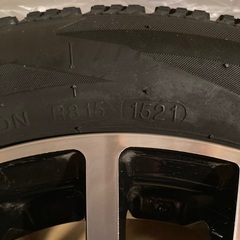 【美品！！ナット付！！】155/65R14　アルミホイール付きスタッドレスタイヤ！！（4本組）