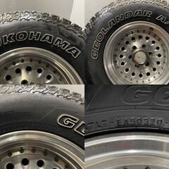 YOKOHAMA A/T G015 265/75R16】夏タイヤ【BERG 16インチ 8J6HPCD139.7 