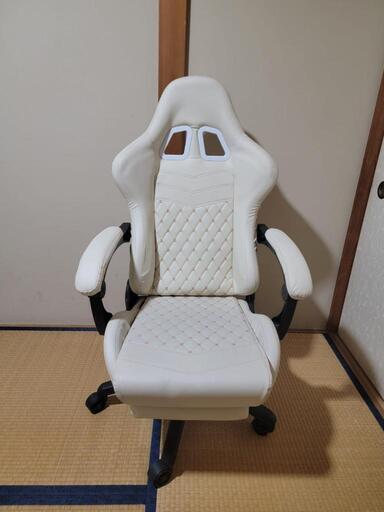 白　Dowinxゲーミングチェア　美品