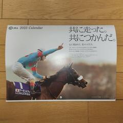 JRA 2023年 カレンダー 競馬 馬 非売品