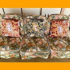 ＨIDA / キツツキ ■ 穂高 リビングチェア ◆ Aランク / 3人掛 / 肩肘付き ◆ 楢 木製椅子 北欧 オーク材 飛騨産業 家具