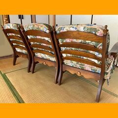 ＨIDA / キツツキ ■ 穂高 リビングチェア ◆ Aランク / 3人掛 / 肩肘付き ◆ 楢 木製椅子 北欧 オーク材 飛騨産業 家具