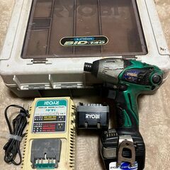 ***リョービ　インパクトドライバー　14.4v　BID-140...