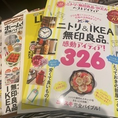 雑誌  ニトリ 無印良品