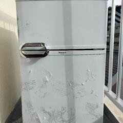 モリタ 2ドア冷凍冷蔵庫 MR-D09BB