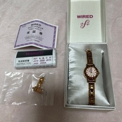 【ネット決済・配送可】WIRED 腕時計