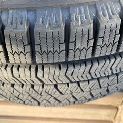 バリ山 スタッドレスタイヤ 4本セット  ブリザックVRX2 195/55R16 