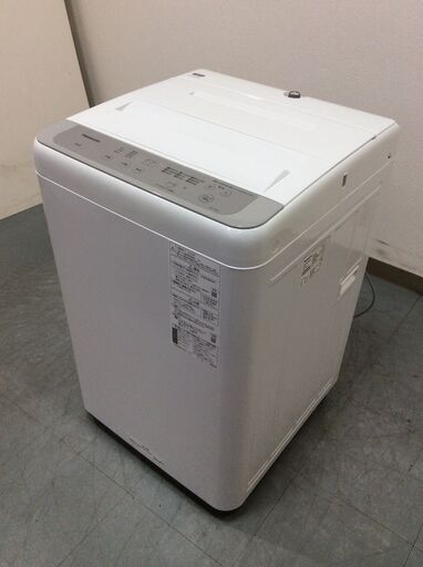 （4/24受渡済）YJT8091【Panasonic/パナソニック 6.0㎏洗濯機】極美品 2023年製 NA-F6B1 家電 洗濯 簡易乾燥付