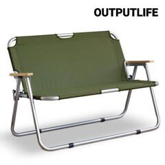 OUTPUTLIFE フォールディングソファ カーキ