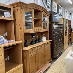 ナチュラルカントリー キッチンボード 食器棚