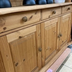 ナチュラルカントリー キッチンボード 食器棚