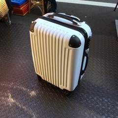 Travel depart白のスーツケース/キャリーバッグ/キャ...