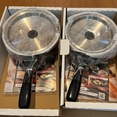 無水！ヨシノ！片手鍋16.18センチセット！！