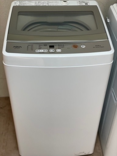 送料・設置込み可　洗濯機　5kg AQUA 2021年