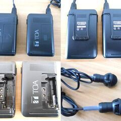 TOA ワイヤレス ピンマイク 充電器 WM-1320 BC-1000 セット 800MHz帯 通電のみ 札幌 西野店