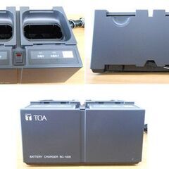 TOA ワイヤレス ピンマイク 充電器 WM-1320 BC-1000 セット 800MHz帯 通電のみ 札幌 西野店