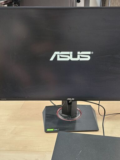 周辺機器 ASUS Gaming Monitor, 27-inch FHD 1080p, VG278QR-J, 0.5ms, 165Hz, Slim Bezel, G-SYNC, Compatible FreeSync, HDMI, DP DVI, Height Adjustment, Vertical Rotation